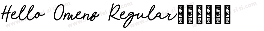 Hello Omens Regular字体转换